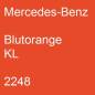 Preview: Mercedes-Benz, Blutorange KL, 2248.